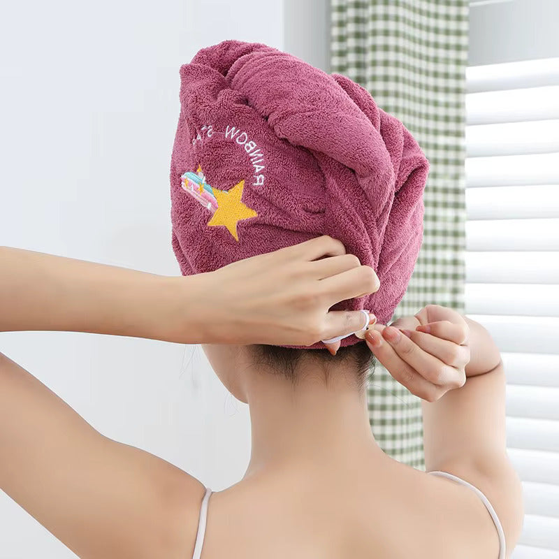 VitaDry™ Ultra-Absorbent Cute Microfiber Hair Towel